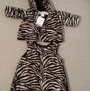 Brand new two piece girls sweater hooded outfit